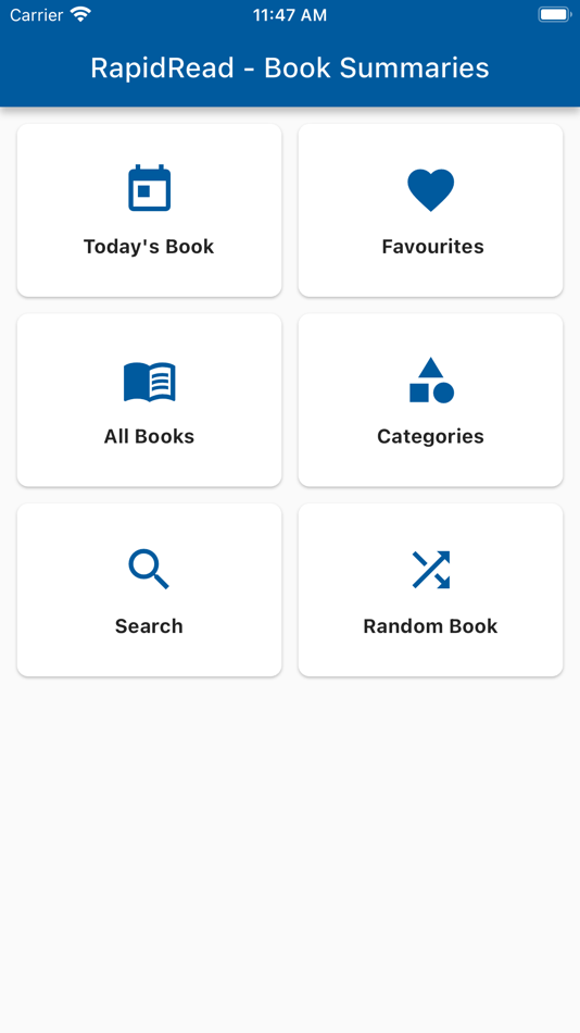 RapidRead - Short Book Summary - 1.0.2 - (iOS)