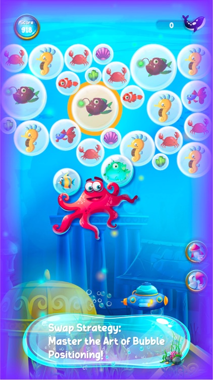 Merge Bubble Blast Whale Games