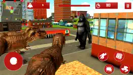 giant gorilla & dino rampage iphone screenshot 4