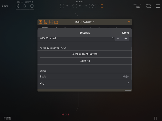 MelodyBud Generative Sequencer iPad app afbeelding 4