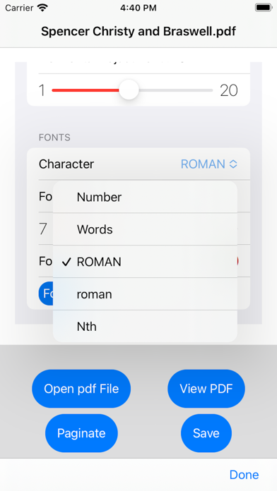 pdf Paginate Pro Screenshot