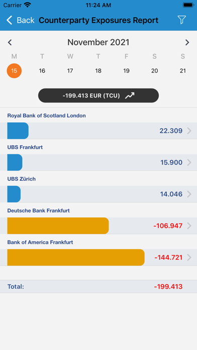 Coupa Treasury Screenshot