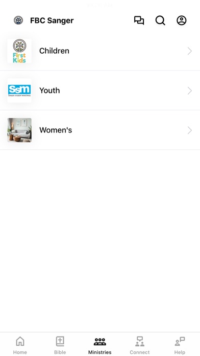 First Baptist - Sanger, TX Screenshot