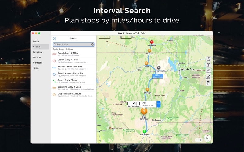 inRoute: Intelligent Routing Screenshot