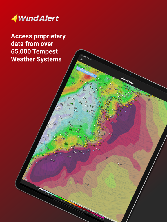 Screenshot #4 pour WindAlert: Wind & Weather Map