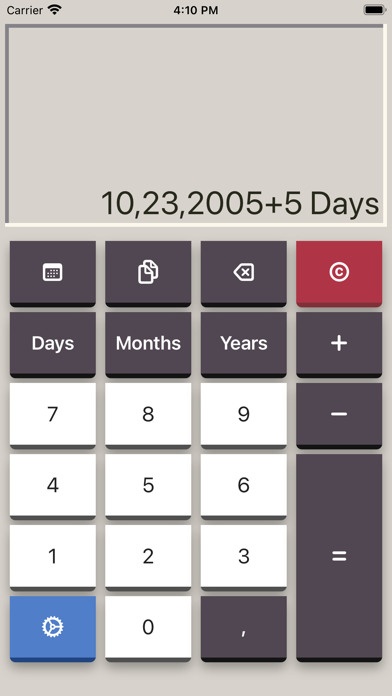 Date Calculator MX Screenshot