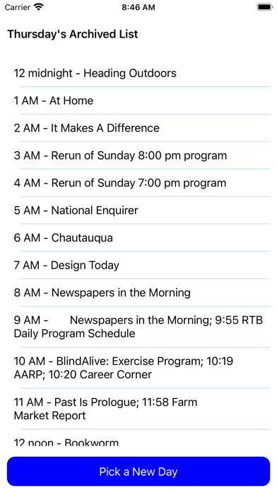 Radio Talking Book Screenshot