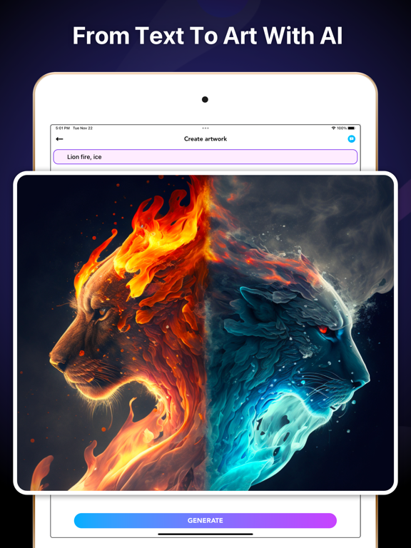 Artificial Intelligence Art iPad screenshot 5 - Graphics & Design app