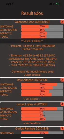 Game screenshot Cuestionario SGRQ hack