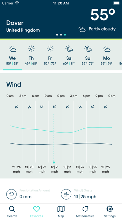 Meteomatics Screenshot