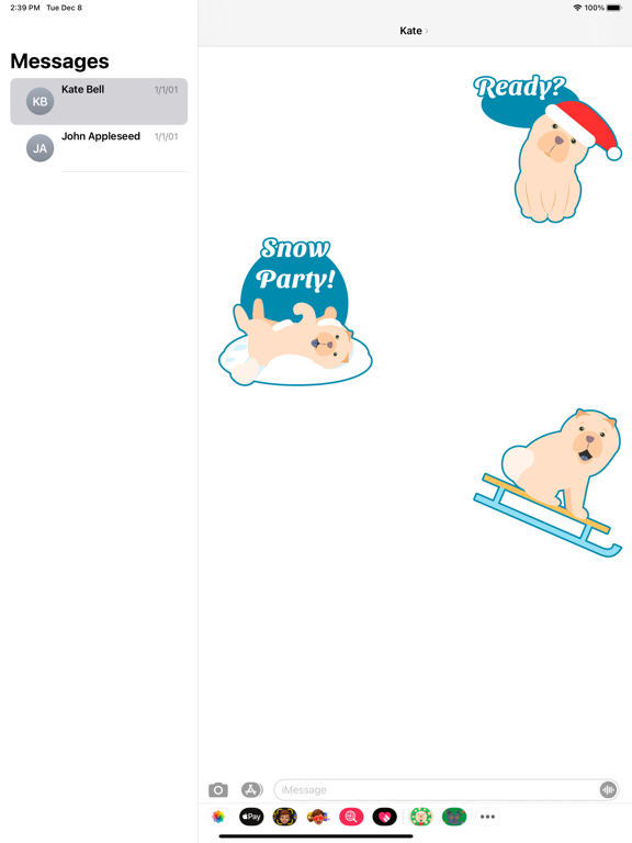 Screenshot #5 pour Christmas Stickers Chow Chow
