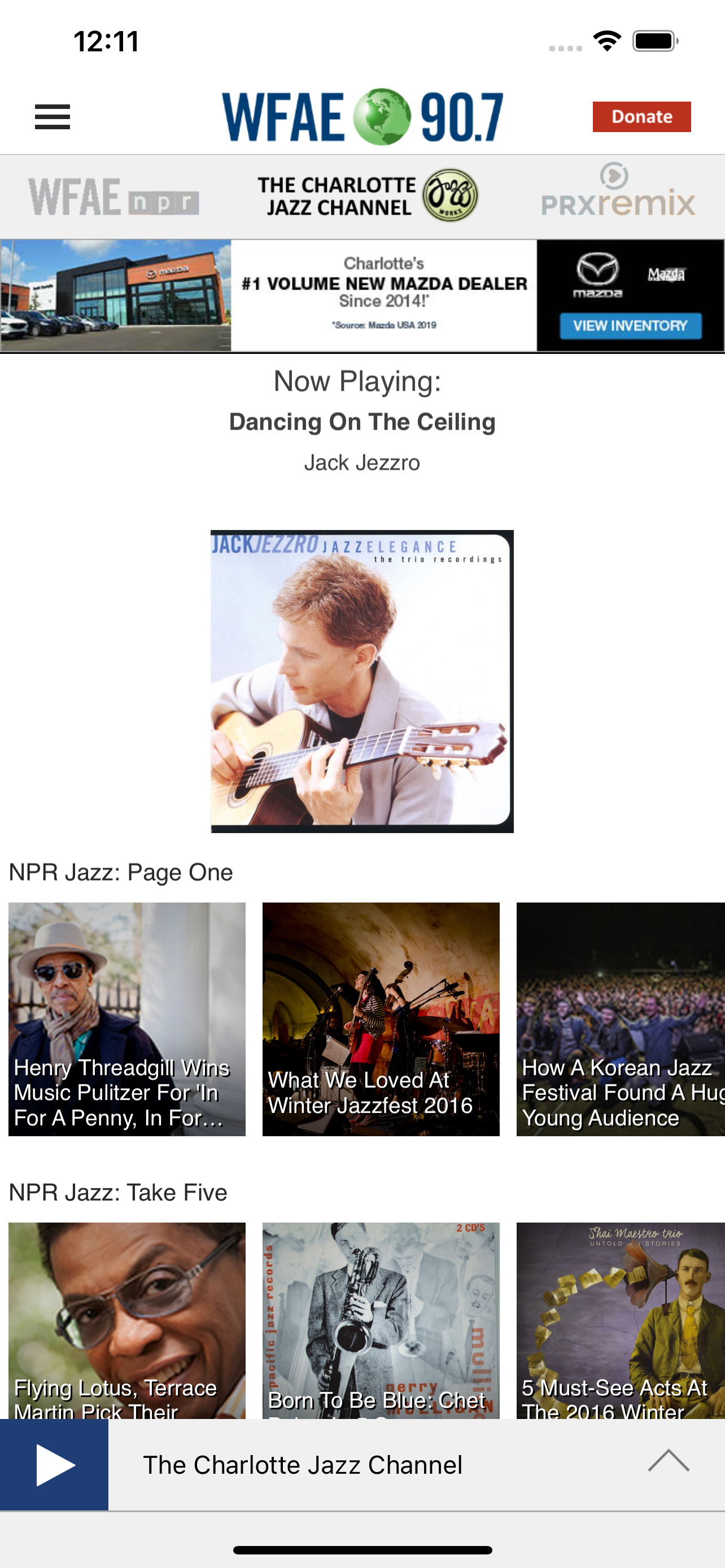 WFAE Public Radio App