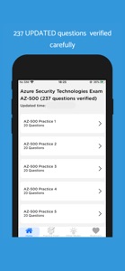 Azure AZ-500 UPDATED 2024 screenshot #1 for iPhone