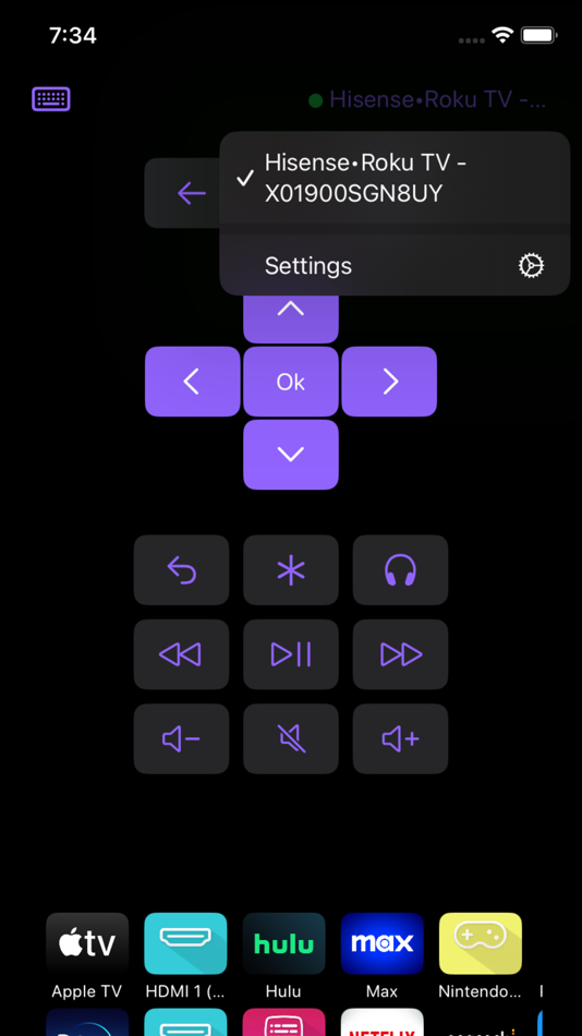 #4. Roam: A Better Remote for Roku (macOS) Podle: Scott Driggers