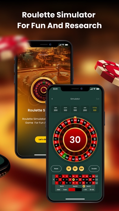 Roulette: Odds Calculator App Screenshot