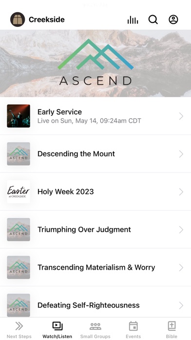 Pryor Creekside Church Screenshot