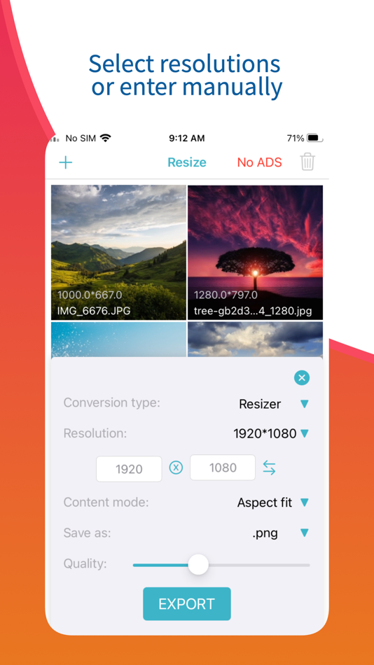 reduce image size - resizer - 2.0 - (iOS)