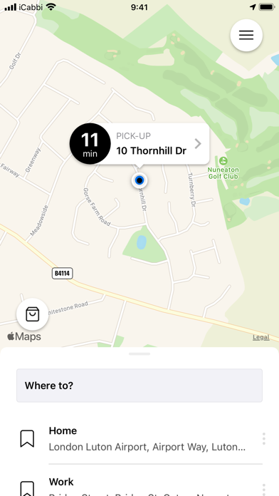 MI Taxis Ltd Screenshot