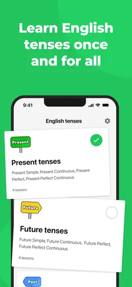 Game screenshot English Grammar Course -Tenses mod apk