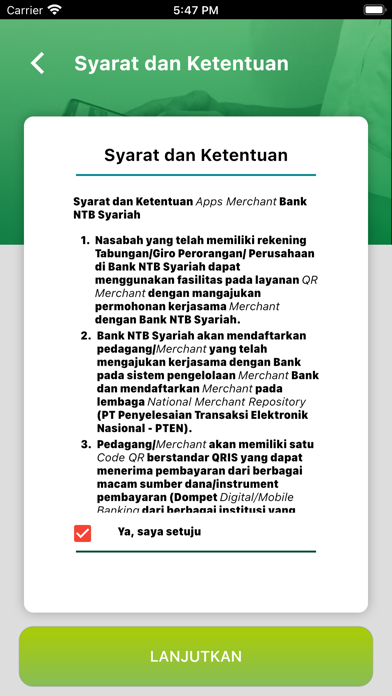 NTB Syariah Merchant Screenshot