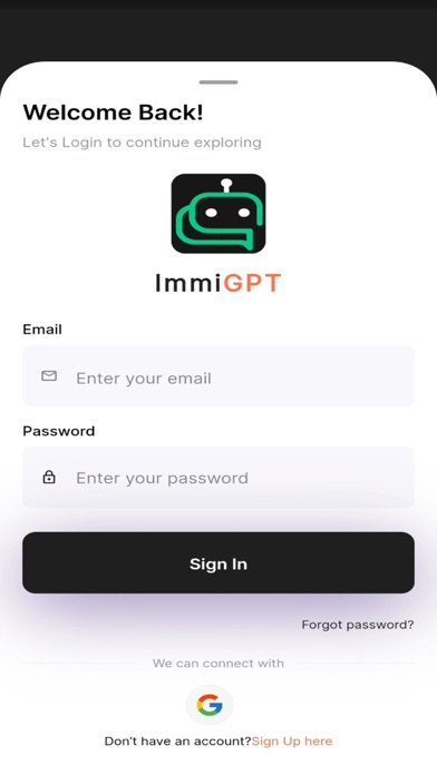 ImmiGPT Screenshot