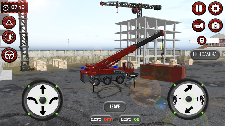 #1. Realistic Crane Simulator (iOS) Podle: Yalcin Catar