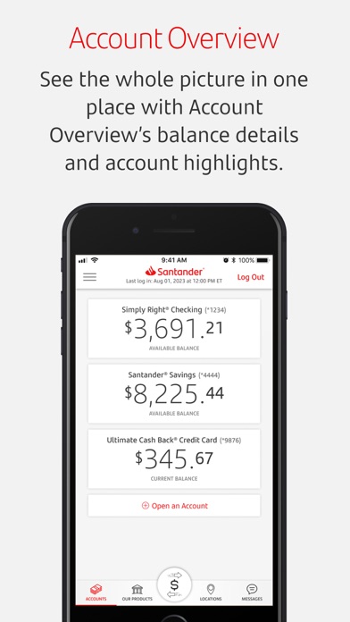 Santander Bank US Screenshot