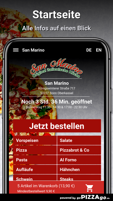 San Marino Bonn Oberkassel screenshot 3