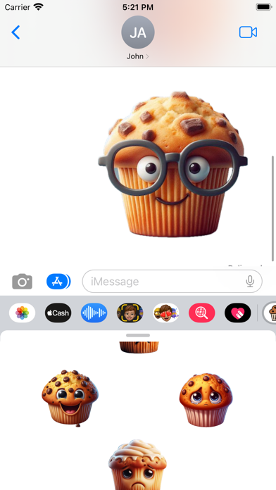 Muffin Stickers Screenshot