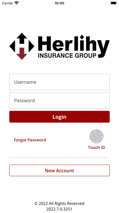 Herlihy Insurance Client Screenshot