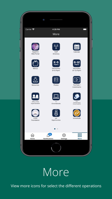 Chambersburg School District Screenshot