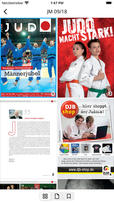 Judo Magazin Screenshot