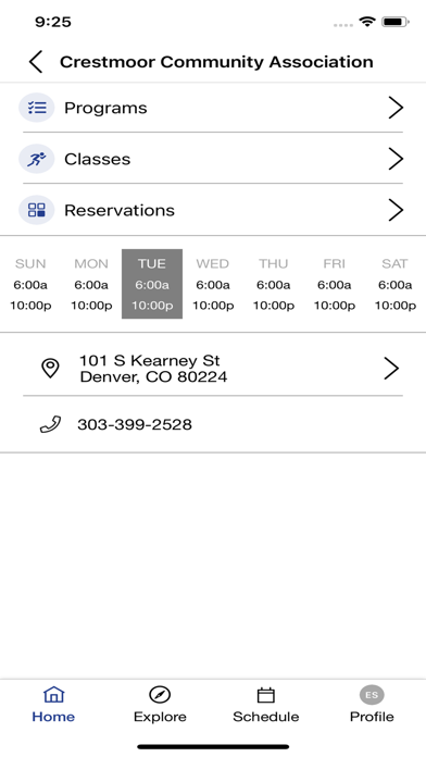 Crestmoor Community Assoc Screenshot