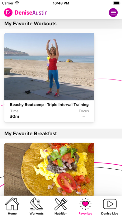 Denise Austin Fitness Screenshot
