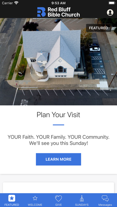 Red Bluff Bible Church Screenshot