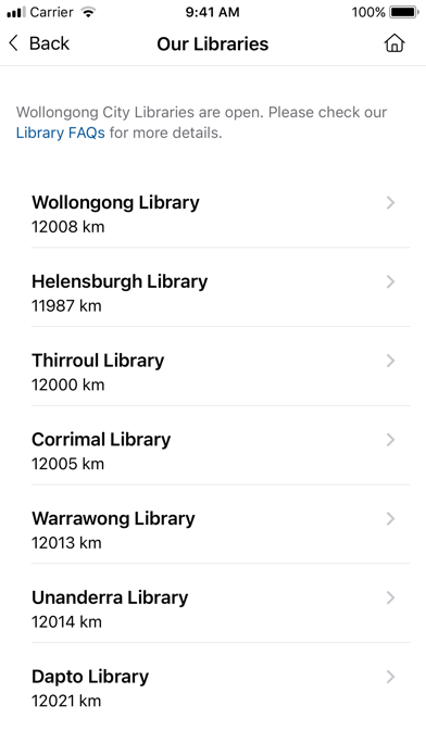 Wollongong City Libraries Screenshot
