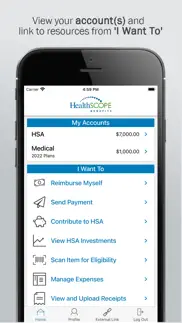 healthscope consumer accounts iphone screenshot 1