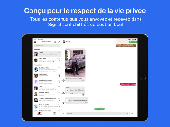 Screenshot #4 pour Signal - Messagerie privée