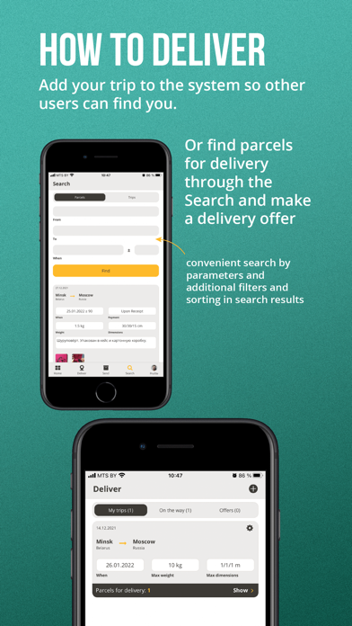 DELSE - social shipping Screenshot