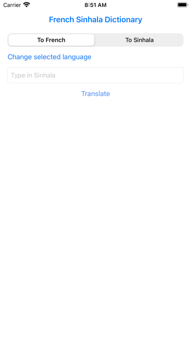 Screenshot #1 pour French Speaker with Sinhala