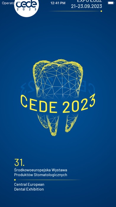 CEDE Dental Exhibition Screenshot