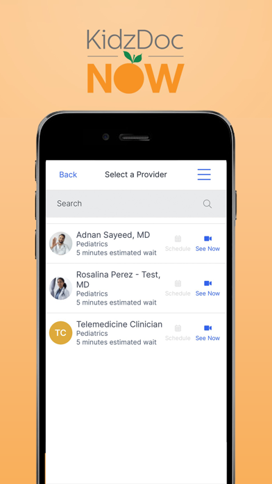 KidzDocNow Screenshot