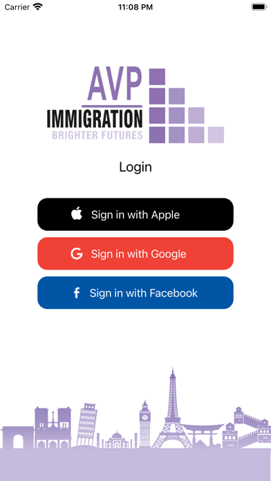 Screenshot 1 of AVP Immigration App