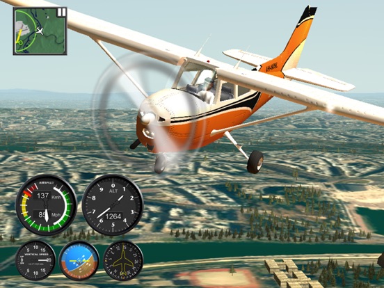 Flight Simulator FlyWings 2015 iPad app afbeelding 3