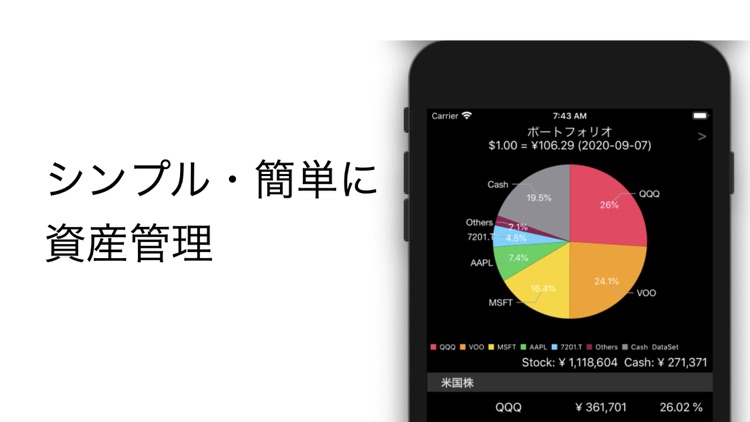 MyFolio 資産管理 日米株/投信/仮想通貨対応