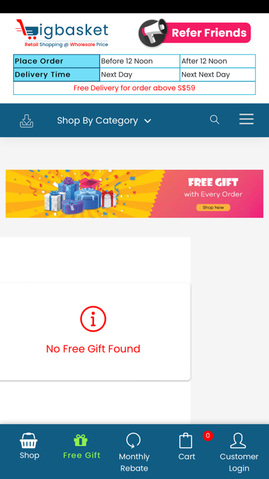 BigBasket Singapore Screenshot