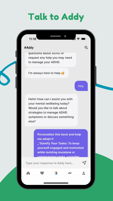 Addy - your AI coach for ADHD Screenshot