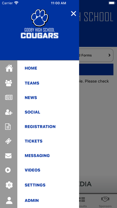 Godby Cougars Athletics Screenshot
