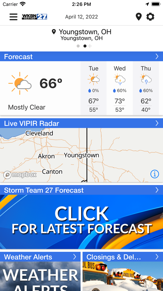 WKBN 27 Weather - Youngstown - 6.9.0 - (iOS)