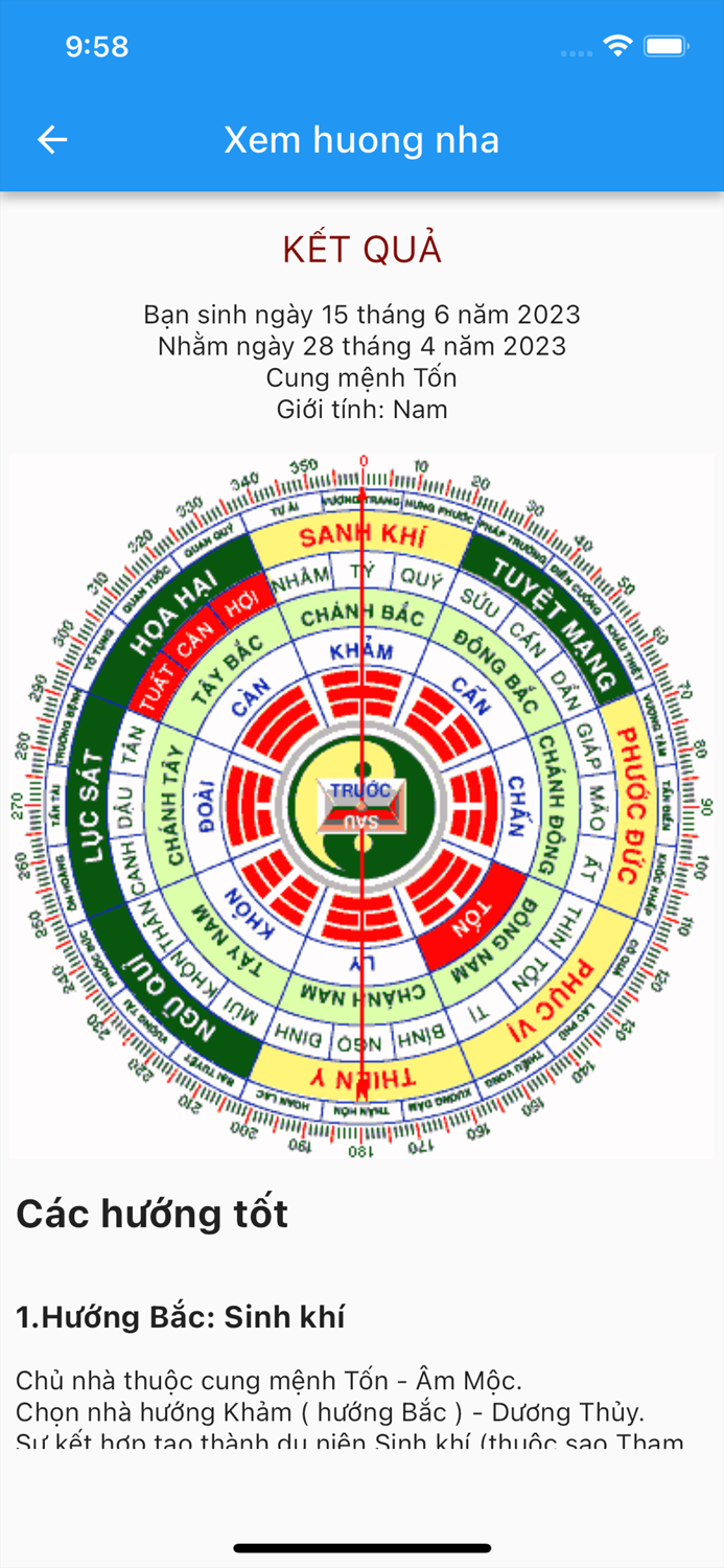 Xem hướng nhà - Phong thủy